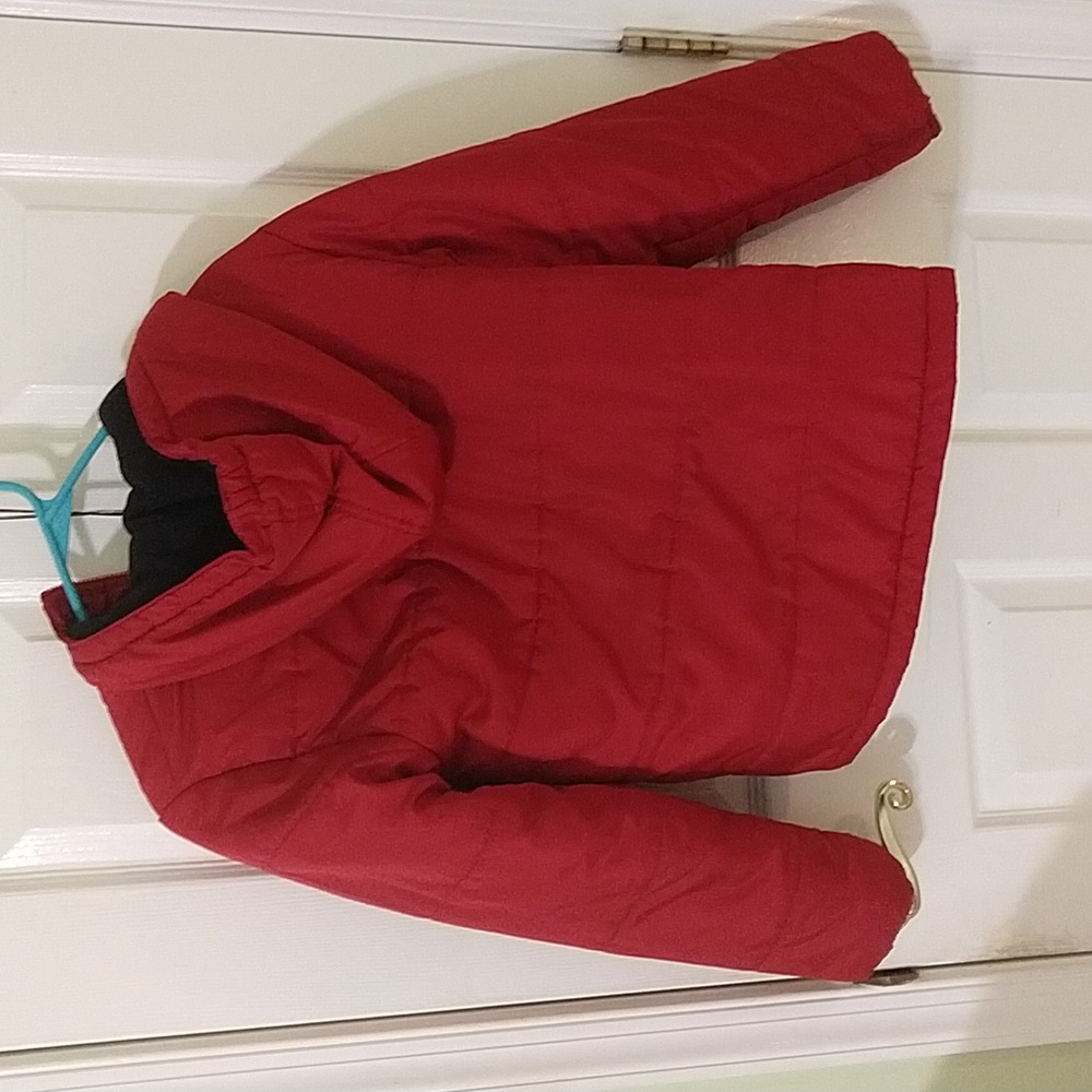 Red winter coat - Picture 3 of 4